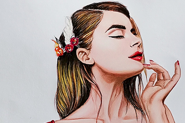 Disegno A3 - matite colorate