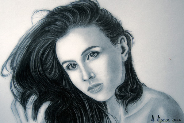 Disegno A4 - matite carboncino